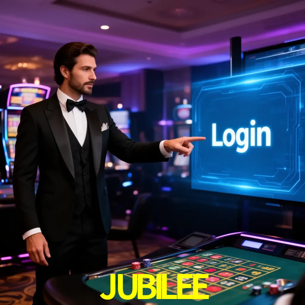 JUBILEE Login - OTP, cuenta y soporte Pantalla JUBILEE Login con OTP, contraseña, cuenta segura y soporte móvil